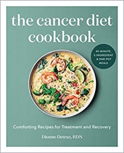 bookcover of the cancer diet cookbock