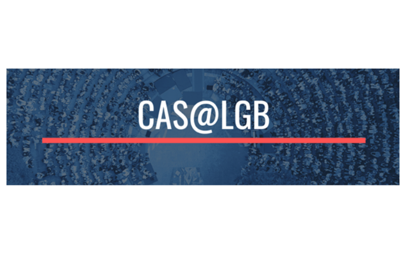 Logo that says CAS at the LGB